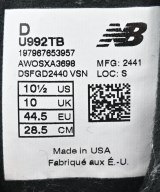 New Balance（ニューバランス）スニーカー 黒 サイズ:28.5cm メンズ/2200611319029
