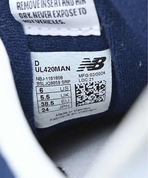 New Balance（ニューバランス）スニーカー 紺 サイズ:24cm レディース/2200611608031
