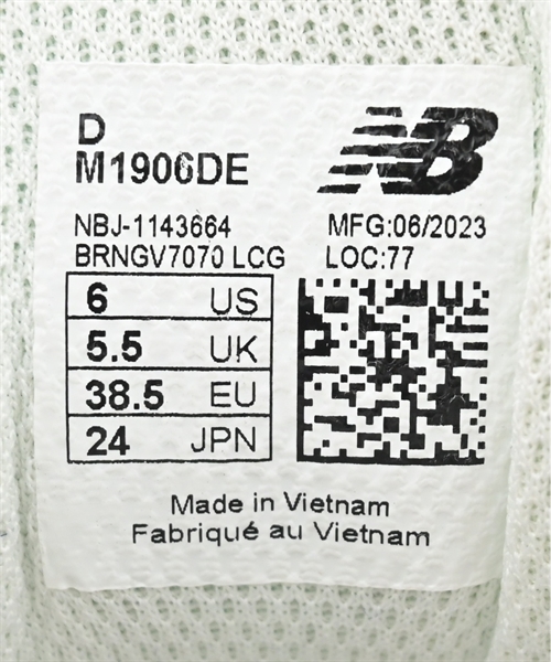 New Balance（ニューバランス）スニーカー 白 サイズ:24cm レディース/2200612730113