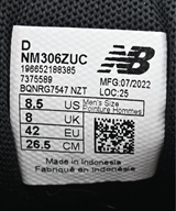 New Balance（ニューバランス）スニーカー 黒 サイズ:26.5cm メンズ/2200613065061