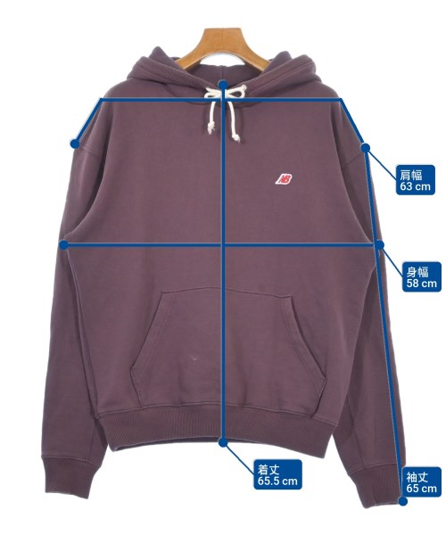 New Balance（ニューバランス）パーカー 紫 サイズ:M メンズ/2200613583145