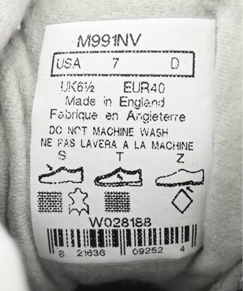 New Balance（ニューバランス）スニーカー 紺 サイズ:US7(25cm位) メンズ/2200615033013