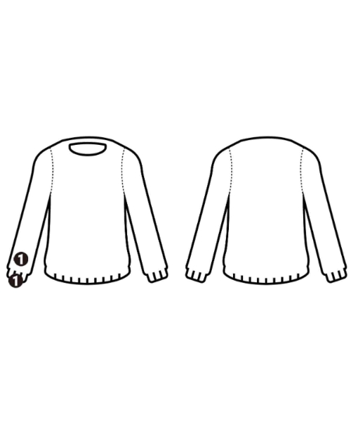 New Balance（ニューバランス）ニット・セーター 白 サイズ:6(XL位) メンズ/2200618238033