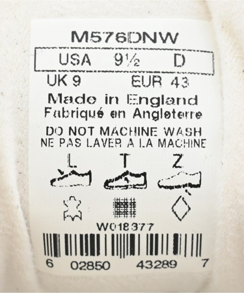 New Balance（ニューバランス）スニーカー 紺 サイズ:US9 1/2(27.5cm位) メンズ/2200614692013