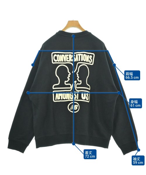 New Balance（ニューバランス）スウェット 黒 サイズ:L メンズ/2200597214202