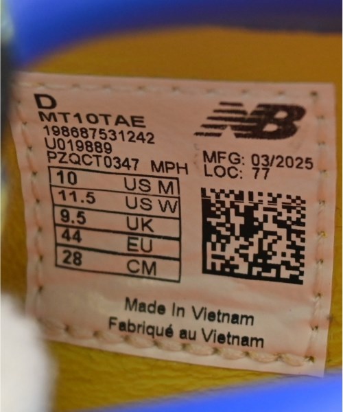 New Balance（ニューバランス）スニーカー 黄 サイズ:28cm メンズ/2200597214967