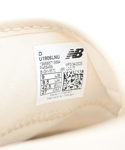 New Balance（ニューバランス）スニーカー ベージュ サイズ:27cm メンズ/2200601882175