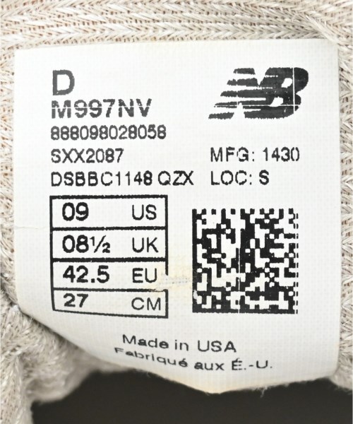 New Balance（ニューバランス）スニーカー 紺 サイズ:27cm メンズ/2200604598035