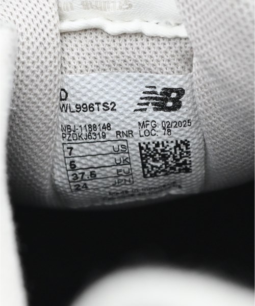 New Balance（ニューバランス）スニーカー 黒 サイズ:24cm レディース/2200609285060