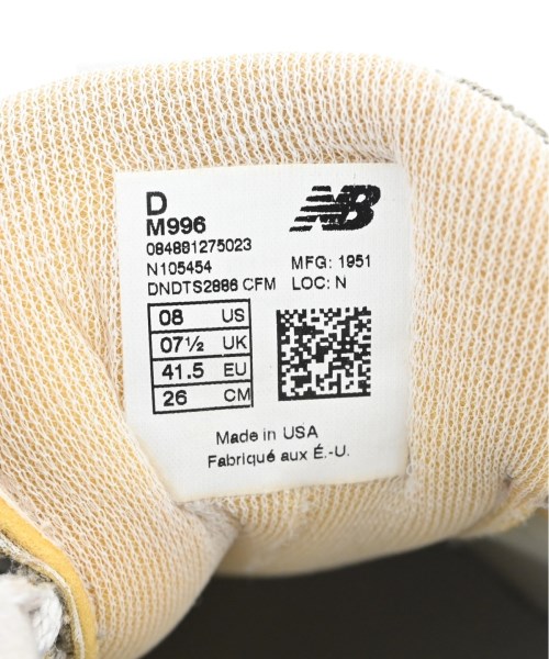 New Balance（ニューバランス）スニーカー グレー サイズ:26cm メンズ/2200672396038