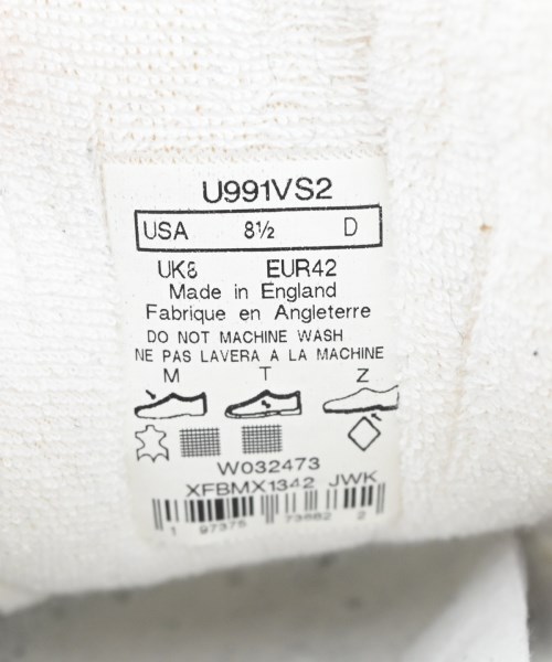 New Balance（ニューバランス）スニーカー 白 サイズ:US8 1/2(26.5cm位) メンズ/2200672566028