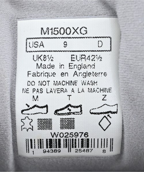 New Balance（ニューバランス）スニーカー グレー サイズ:US9(27cm位) メンズ/2200673008022