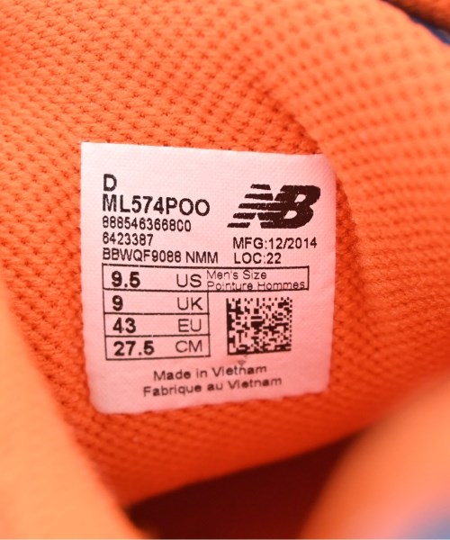 New Balance（ニューバランス）スニーカー オレンジ サイズ:27.5cm メンズ/2200666719263
