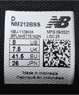 New Balance（ニューバランス）スニーカー 黒 サイズ:26cm メンズ/2200674049468