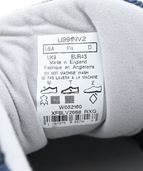 New Balance（ニューバランス）スニーカー 紺 サイズ:US9 1/2(27.5cm位) メンズ/2200674670099