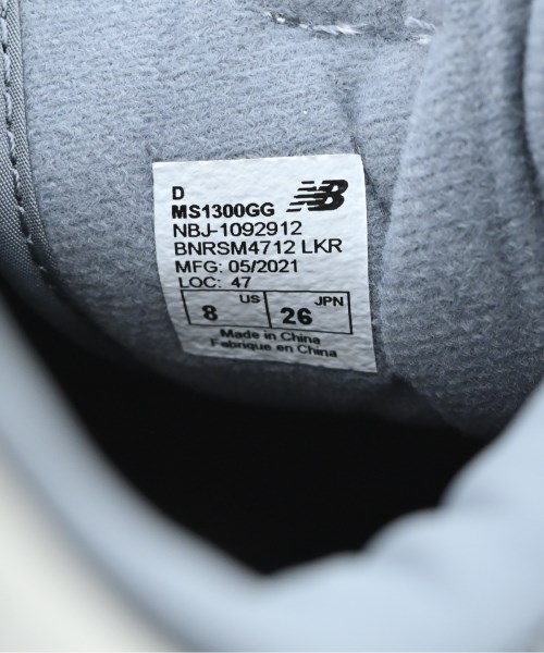 New Balance（ニューバランス）スニーカー グレー サイズ:26cm メンズ/2200674561595