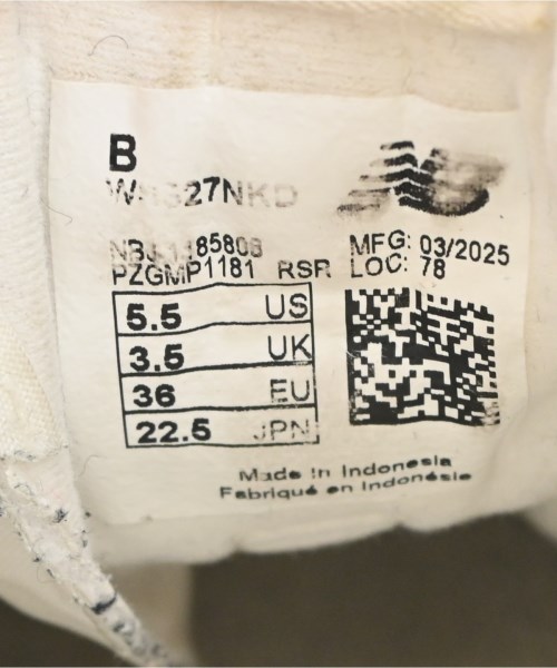 New Balance（ニューバランス）スニーカー 白 サイズ:22.5cm レディース/2200671371098