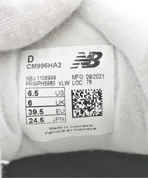 New Balance（ニューバランス）スニーカー 白 サイズ:24.5cm レディース/2200674919075