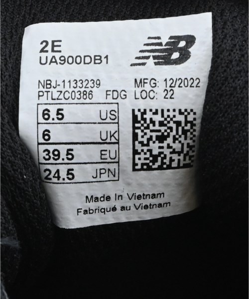 New Balance（ニューバランス）スニーカー 黒 サイズ:24.5cm レディース/2200674833098