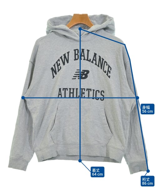 New Balance（ニューバランス）パーカー グレー サイズ:M レディース/2200669099058