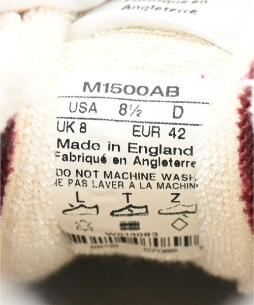 New Balance（ニューバランス）スニーカー 赤 サイズ:US8 1/2(26.5cm位) メンズ/2200676710038