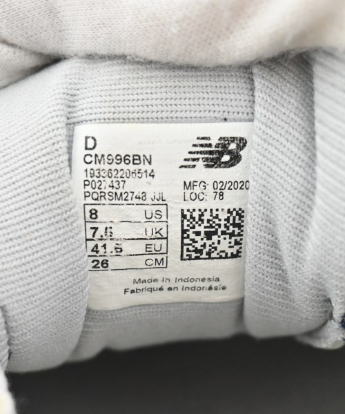 New Balance（ニューバランス）スニーカー 紺 サイズ:26cm レディース/2200681471108