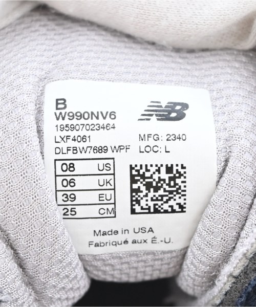 New Balance（ニューバランス）スニーカー 紺 サイズ:25cm メンズ/2200674963511