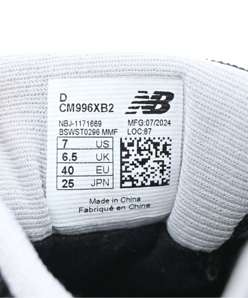 New Balance（ニューバランス）スニーカー 黒 サイズ:25cm メンズ/2200688916084