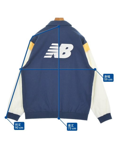New Balance（ニューバランス）ブルゾン 紺 サイズ:L メンズ/2200695042011