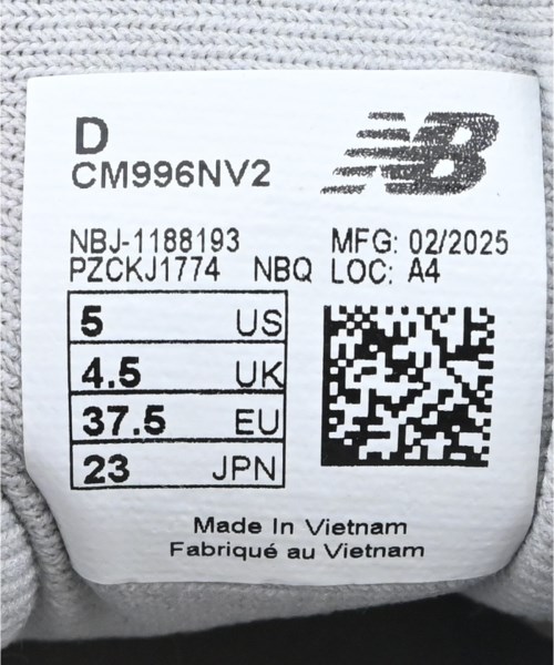 New Balance（ニューバランス）スニーカー 紺 サイズ:23cm レディース/2200692044018