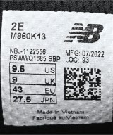 New Balance（ニューバランス）スニーカー 黒 サイズ:27.5cm メンズ/2200695554026