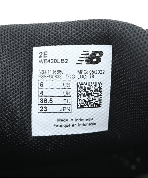 New Balance（ニューバランス）スニーカー 黒 サイズ:23cm レディース/2200696333057
