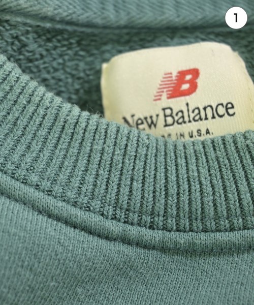 New Balance（ニューバランス）スウェット 緑 サイズ:M メンズ/2200699223010