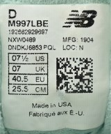 New Balance（ニューバランス）スニーカー 青 サイズ:25.5cm メンズ/2200696834042