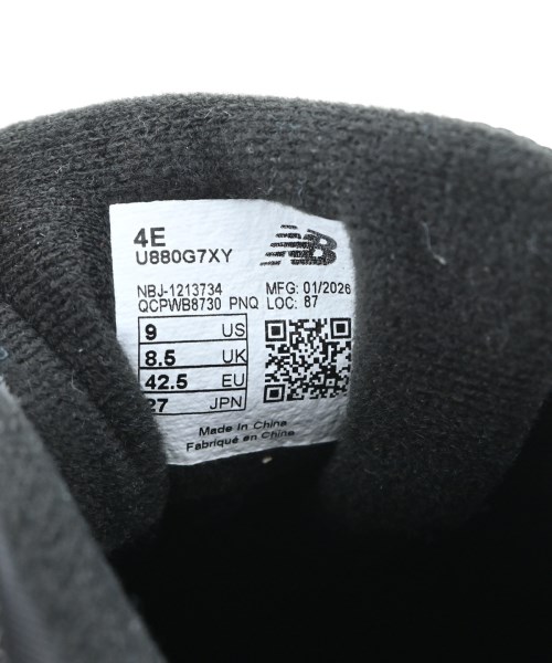 New Balance（ニューバランス）スニーカー 黒 サイズ:27cm メンズ/2200700269044