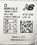 New Balance（ニューバランス）スニーカー グレー サイズ:26cm メンズ/2200655866077