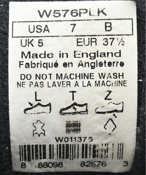 New Balance（ニューバランス）スニーカー 黒 サイズ:US7(24cm位) レディース/2200643502017