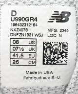 New Balance（ニューバランス）スニーカー グレー サイズ:26cm メンズ/2200656186013