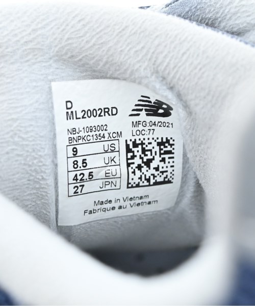 New Balance（ニューバランス）スニーカー 紺 サイズ:27cm メンズ/2200651197021