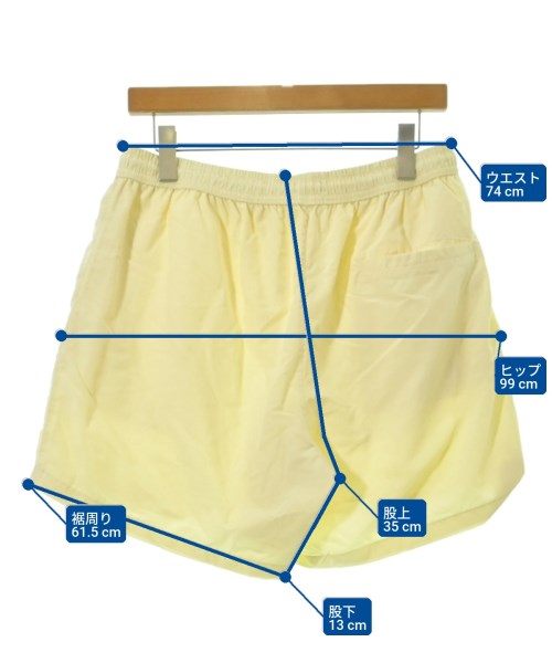 New Balance（ニューバランス）ショートパンツ 黄 サイズ:L メンズ/2200657462093