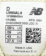 AURALEE（オーラリー）スニーカー 青 サイズ:27.5cm メンズ/2200654002223