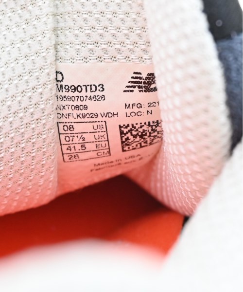 New Balance（ニューバランス）スニーカー 紫 サイズ:26cm メンズ/2200657516147