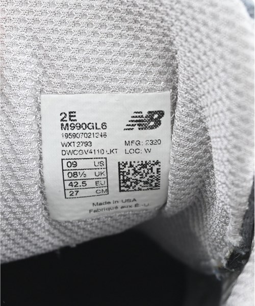 New Balance（ニューバランス）スニーカー グレー サイズ:27cm メンズ/2200658587016