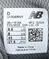 New Balance（ニューバランス）スニーカー グレー サイズ:27.5cm メンズ/2200656716166