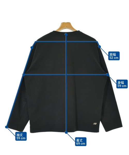 New Balance（ニューバランス）Tシャツ・カットソー 黒 サイズ:M メンズ/2200659277329