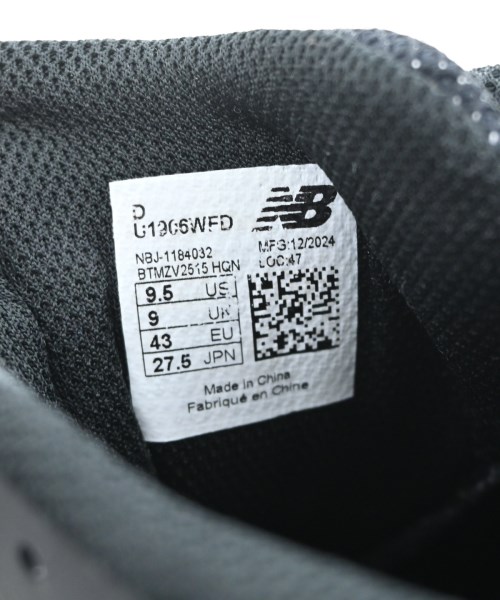 New Balance（ニューバランス）スニーカー 黒 サイズ:27.5cm メンズ/2200660023014