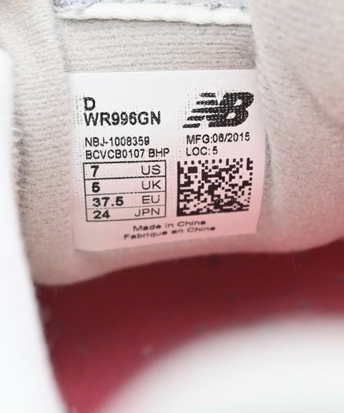 New Balance（ニューバランス）スニーカー グレー サイズ:24cm レディース/2200639410029