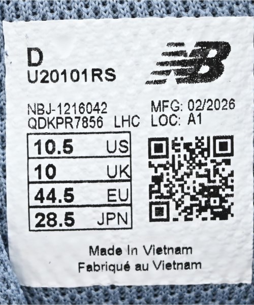 New Balance（ニューバランス）スニーカー 紺 サイズ:28.5cm メンズ/2200709184034