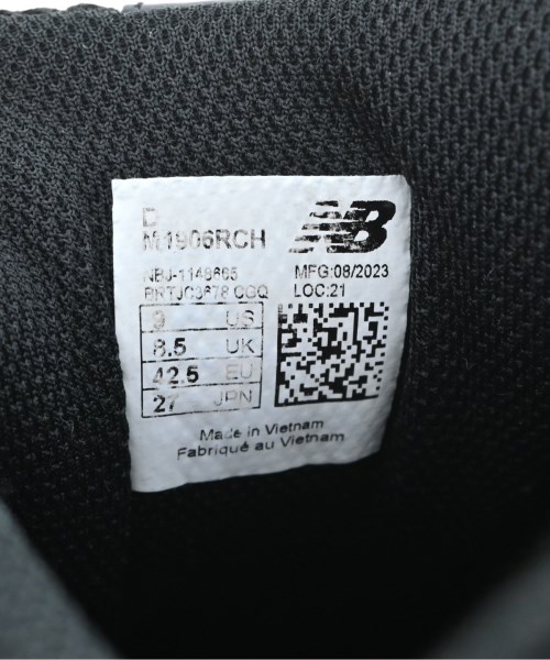 New Balance（ニューバランス）スニーカー 黒 サイズ:27cm メンズ/2200711645035