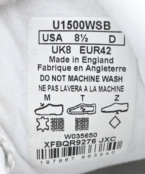New Balance（ニューバランス）スニーカー 白 サイズ:US8 1/2(26.5cm位) メンズ/2200713306019